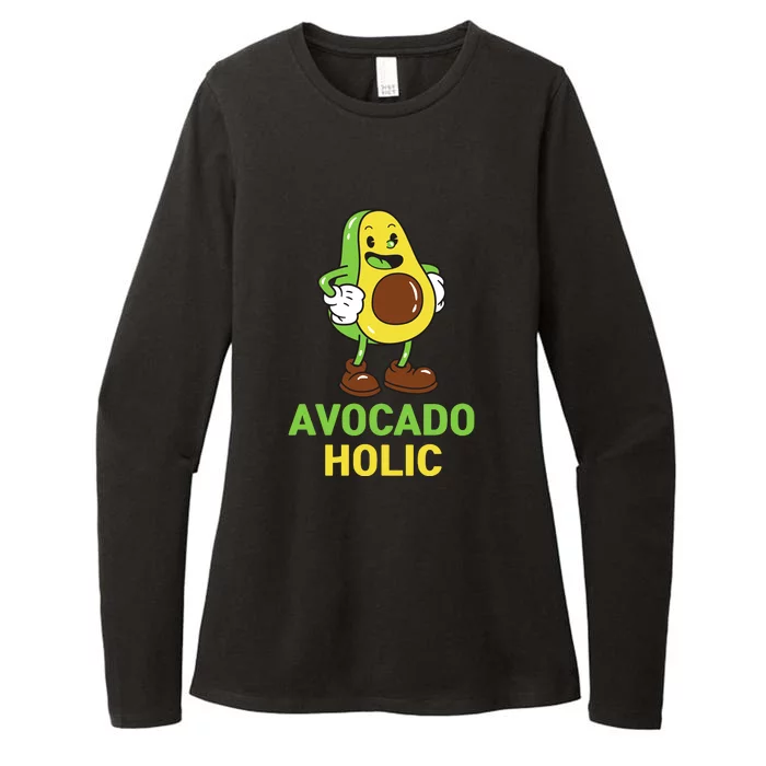 Healthy Avocado Holic Avocado Lovers Womens CVC Long Sleeve Shirt