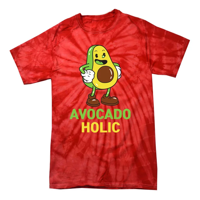 Healthy Avocado Holic Avocado Lovers Tie-Dye T-Shirt