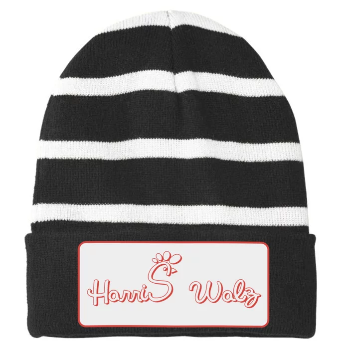 Harrisfila Activism Striped Beanie with Solid Band