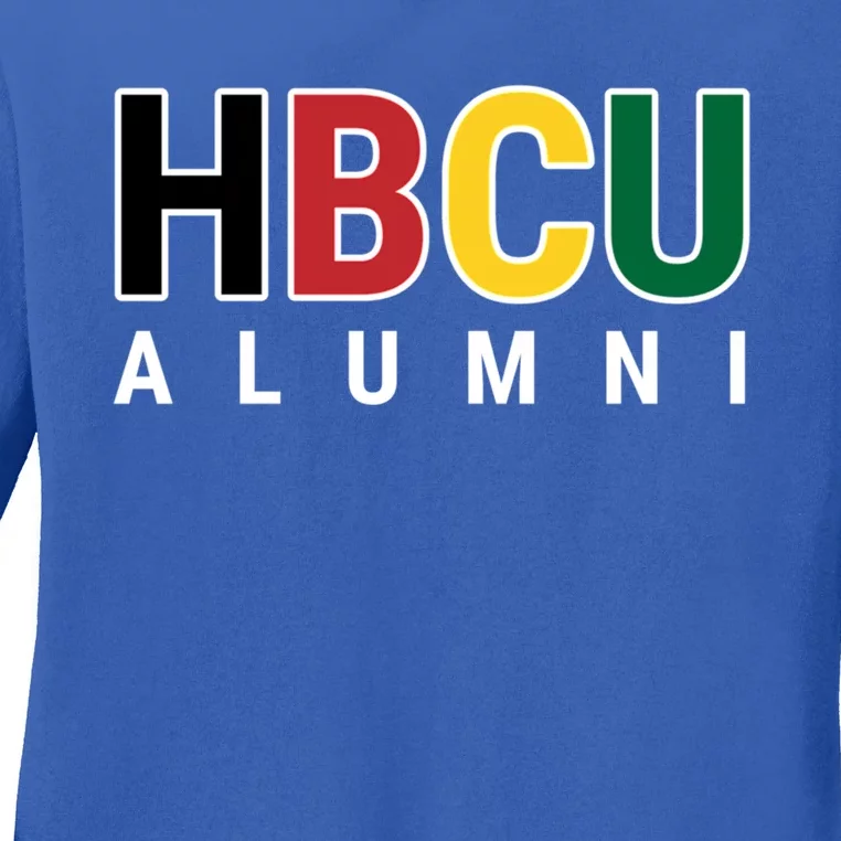 Hbcu Alumni Historically Black College Student Graduate Gift Ladies Long Sleeve Shirt