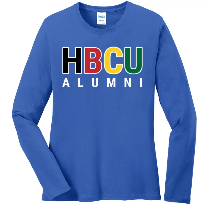 Hbcu Alumni Historically Black College Student Graduate Gift Ladies Long Sleeve Shirt