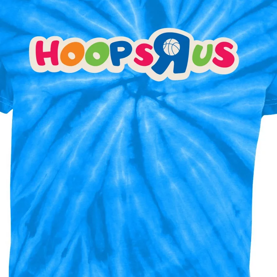 Hooper Apparel Hoops R Us Funny Basketball Apparel Cute Gift Kids Tie-Dye T-Shirt