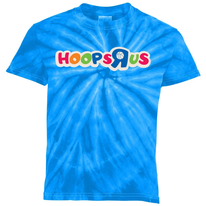 Hooper Apparel Hoops R Us Funny Basketball Apparel Cute Gift Kids Tie-Dye T-Shirt