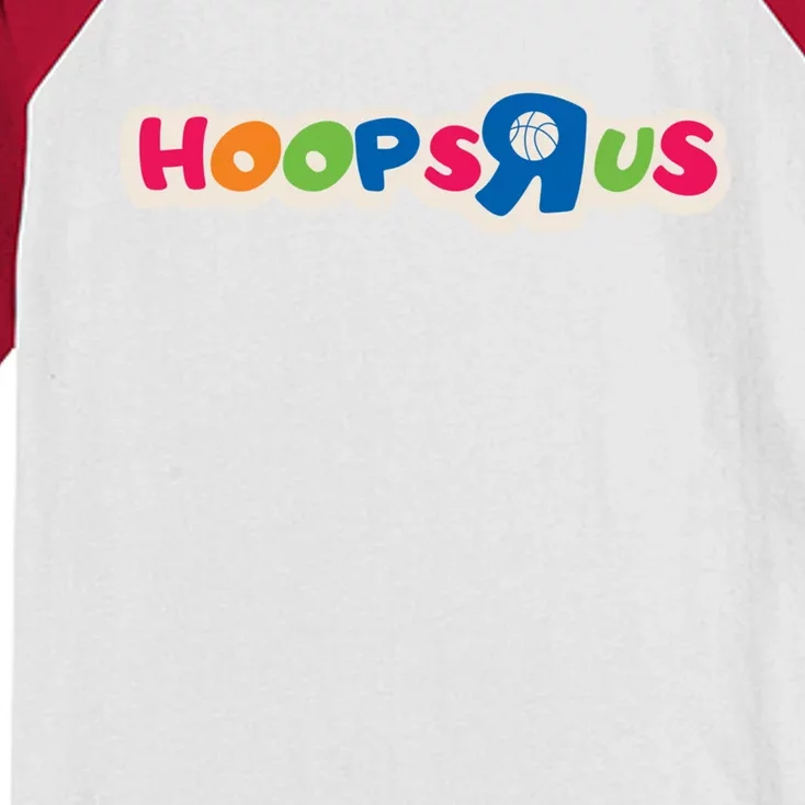 Hooper Apparel Hoops R Us Funny Basketball Apparel Cute Gift Kids Colorblock Raglan Jersey