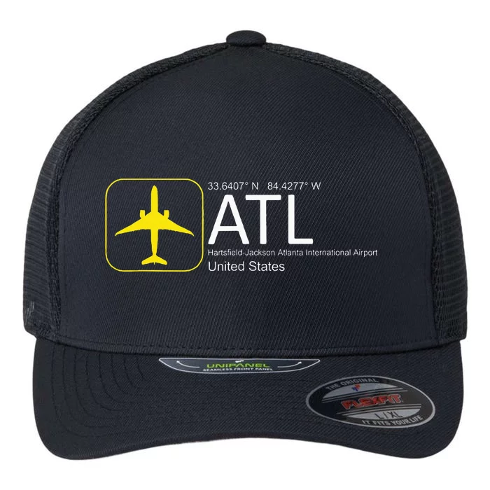 Hartsfield–Jackson Atlanta International Airport Flexfit Unipanel Trucker Cap