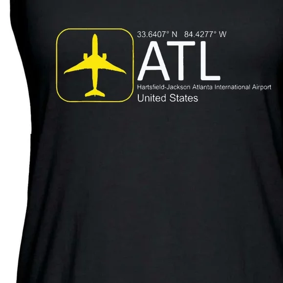 Hartsfield–Jackson Atlanta International Airport Ladies Essential Flowy Tank