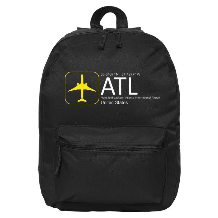 Hartsfield–Jackson Atlanta International Airport 16 in Basic Backpack