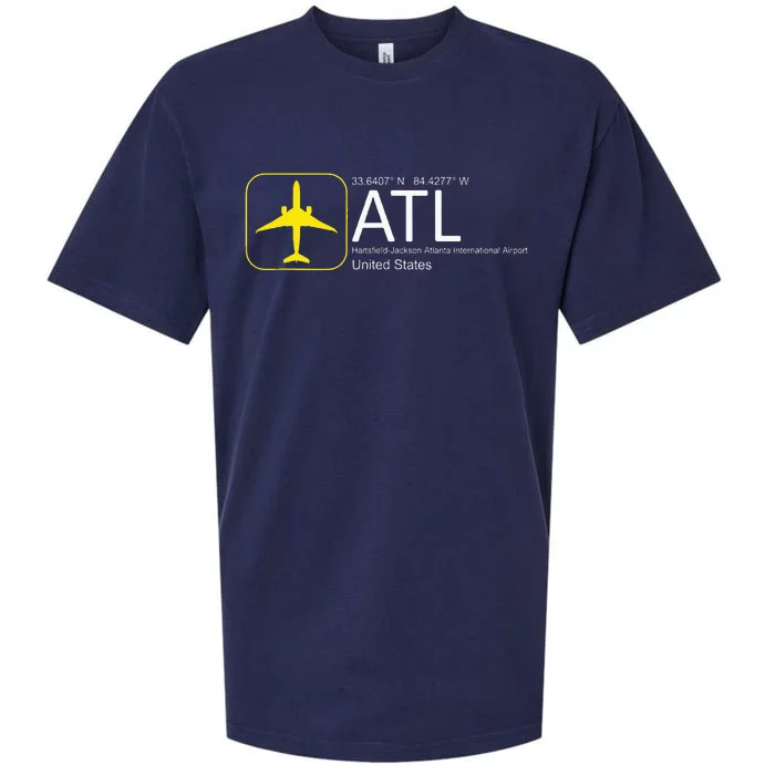 Hartsfield–Jackson Atlanta International Airport Sueded Cloud Jersey T-Shirt