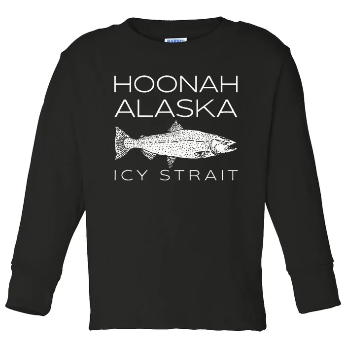 Hoonah Alaska Icy S.T.R.A.I.T Toddler Long Sleeve Shirt