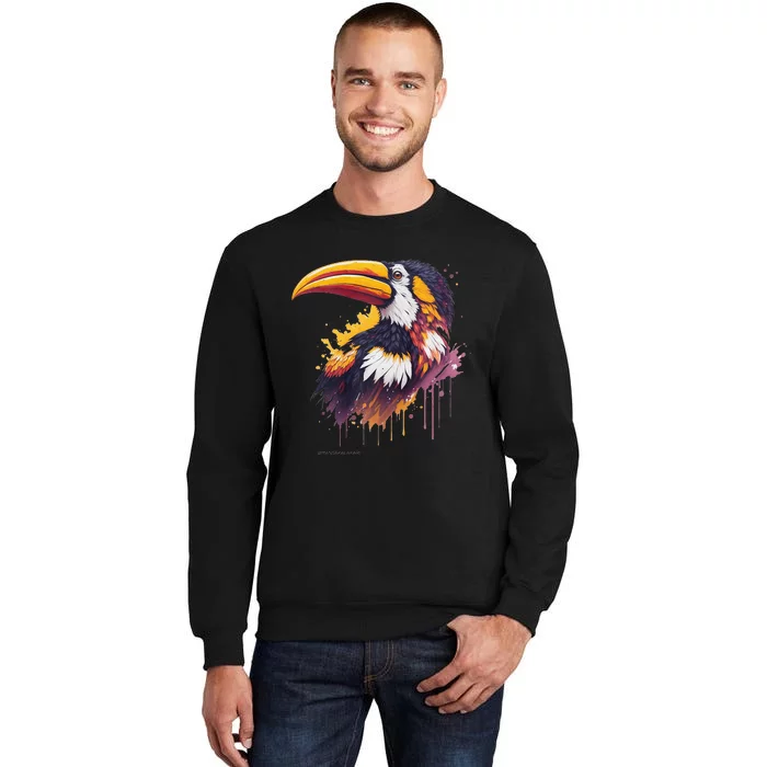 Hornbill artistic impression Tall Sweatshirt