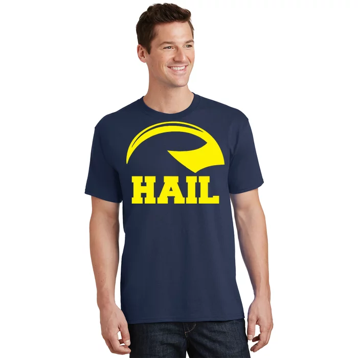 Hail Michigan Helmet Football Victors T-Shirt