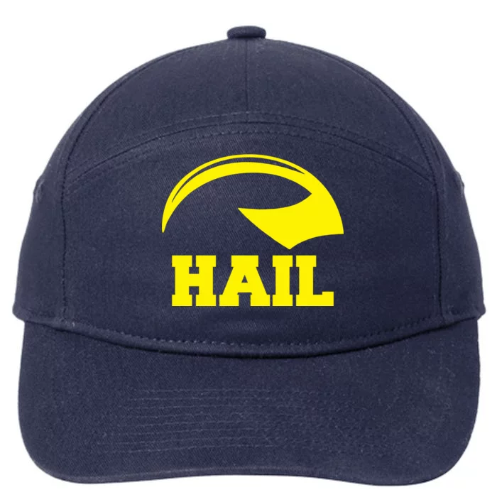 Hail Michigan Helmet Football Victors 7-Panel Snapback Hat