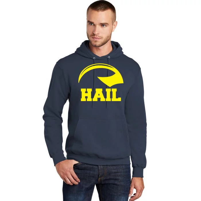 Hail Michigan Helmet Football Victors Tall Hoodie