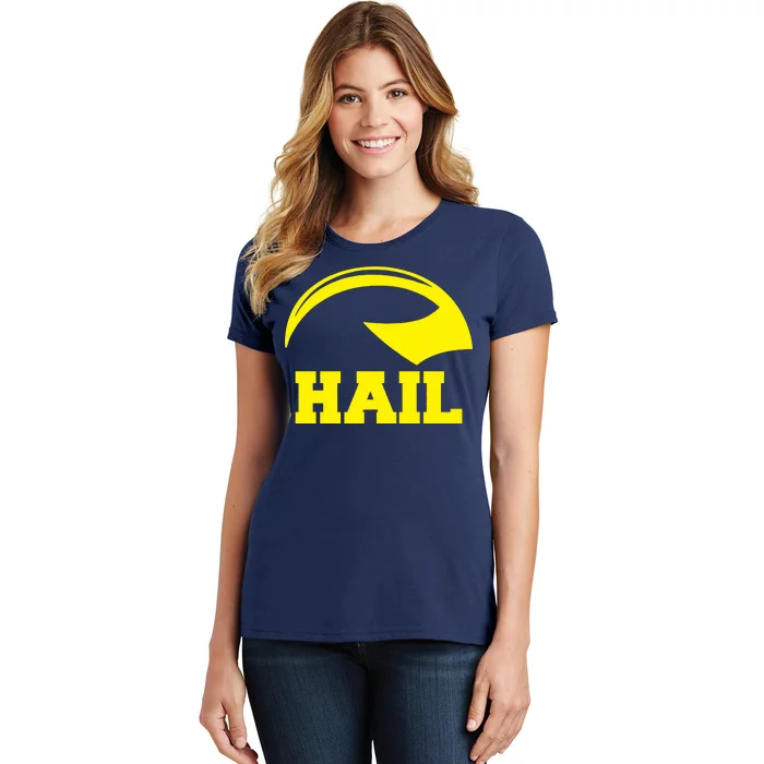 Hail Michigan Helmet Football Victors Women's T-Shirt