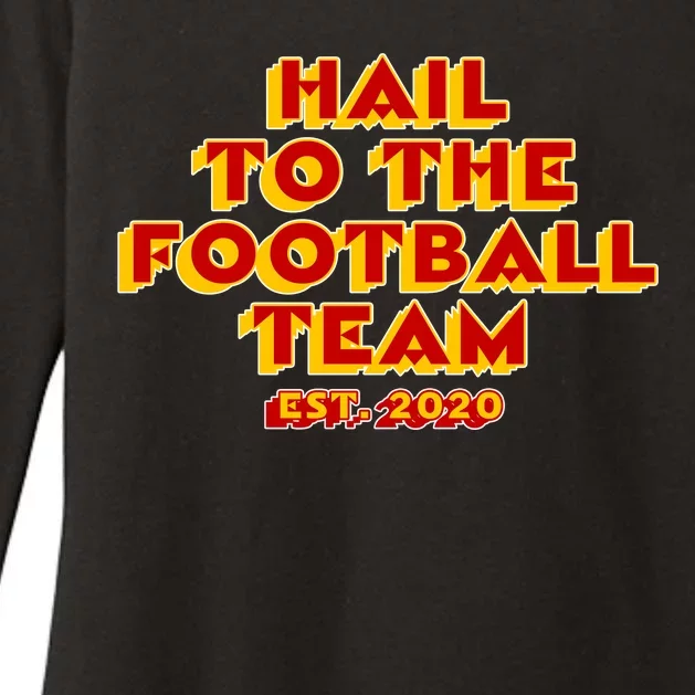 Hail To The Football Team 2020 Washington Fan Womens CVC Long Sleeve Shirt