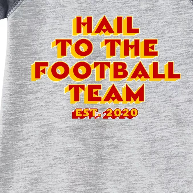 Hail To The Football Team 2020 Washington Fan Infant Baby Jersey Bodysuit