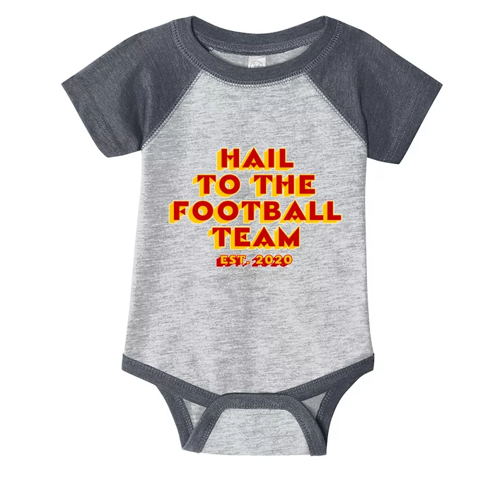 Hail To The Football Team 2020 Washington Fan Infant Baby Jersey Bodysuit