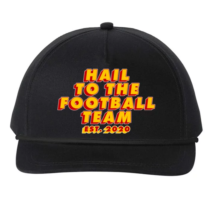 Hail To The Football Team EST 2020 Washington Football Snapback Five-Panel Rope Hat