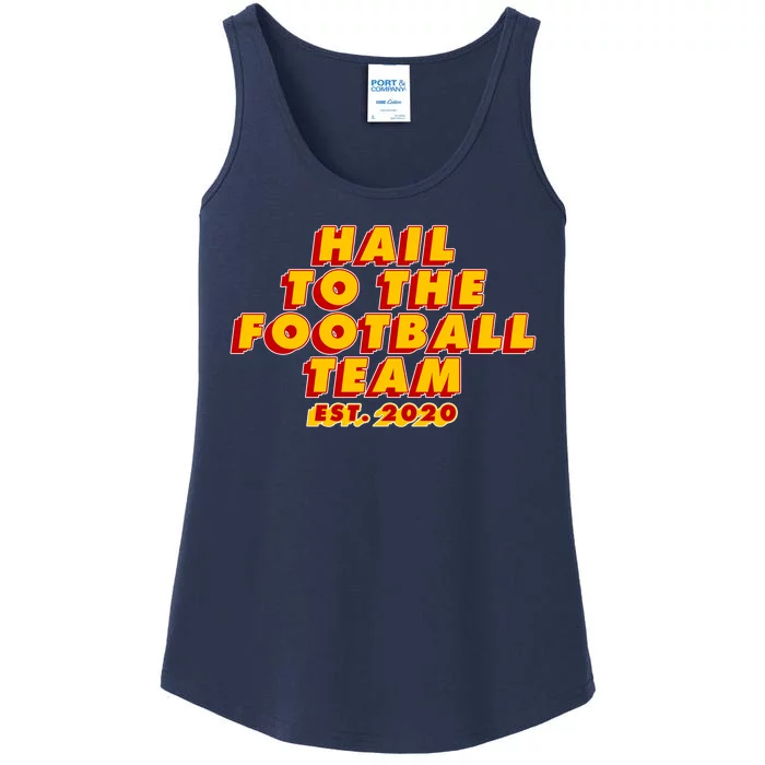 Hail To The Football Team EST 2020 Washington Football Ladies Essential Tank