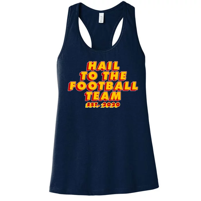 Hail To The Football Team EST 2020 Washington Football Women's Racerback Tank