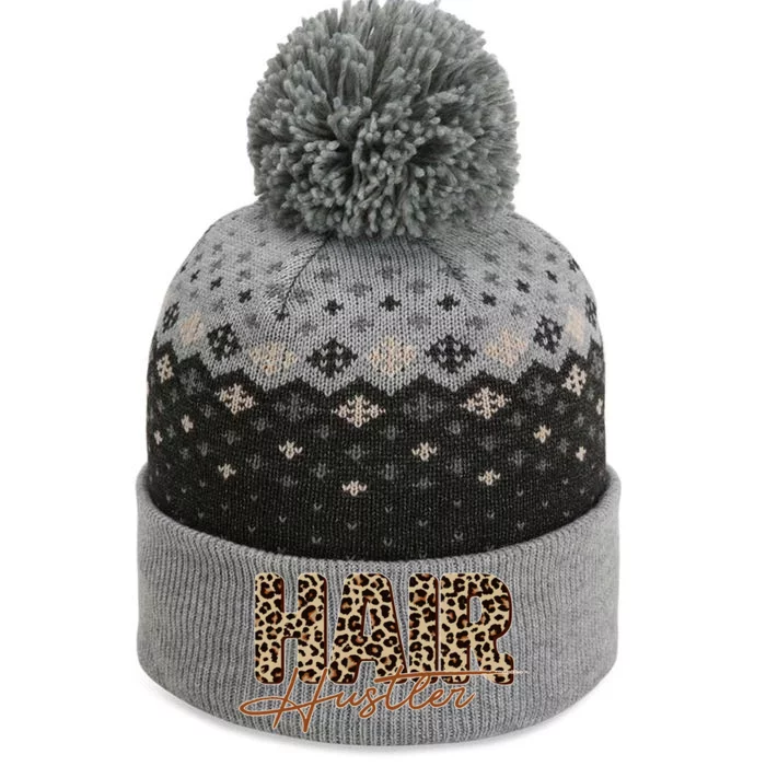 Hair Hustler The Baniff Cuffed Pom Beanie