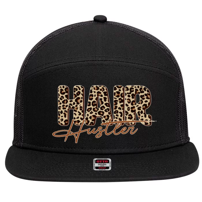 Hair Hustler 7 Panel Mesh Trucker Snapback Hat