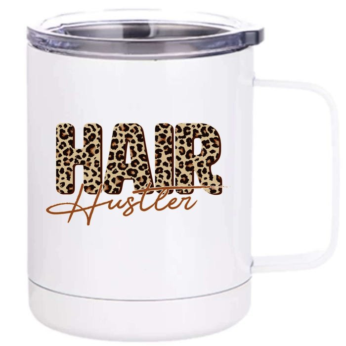 Hair Hustler Front & Back 12oz Stainless Steel Tumbler Cup