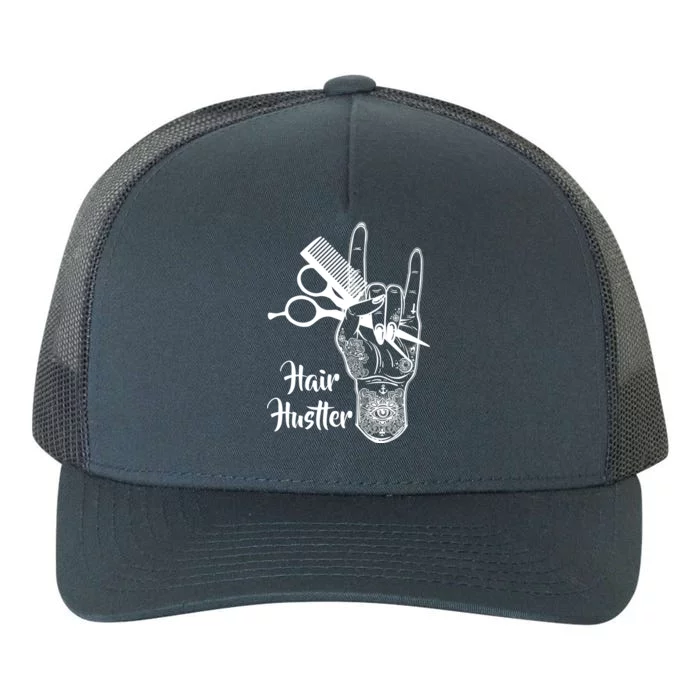 Hair Hustler Beauty Salon Yupoong Adult 5-Panel Trucker Hat