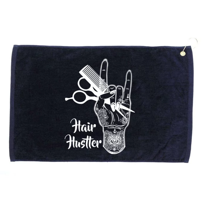 Hair Hustler Beauty Salon Grommeted Golf Towel