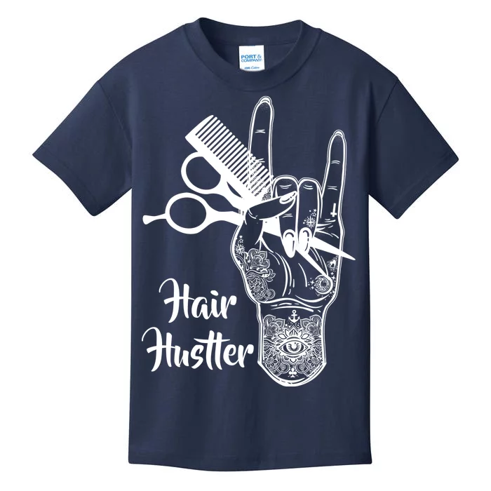 Hair Hustler Beauty Salon Kids T-Shirt