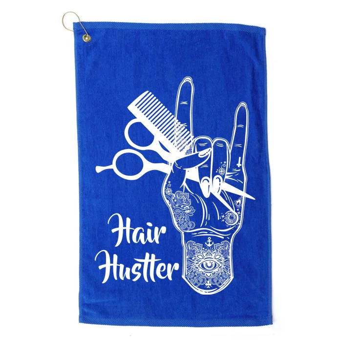 Hair Hustler Beauty Salon Platinum Collection Golf Towel