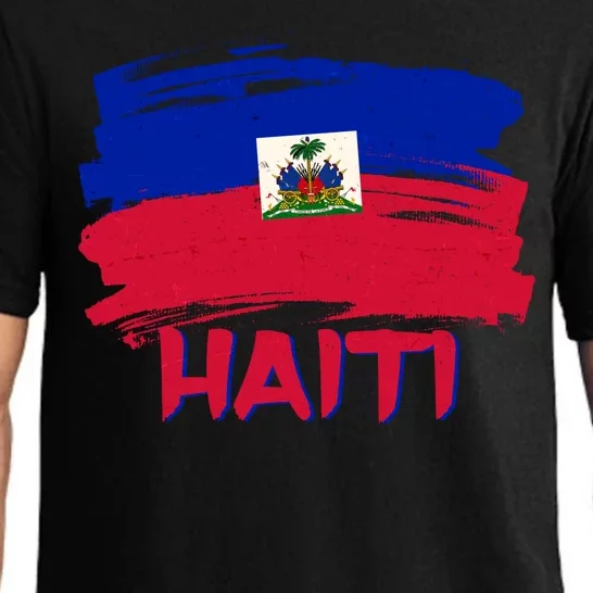 Haiti Distressed Painted Flag Pajama Set