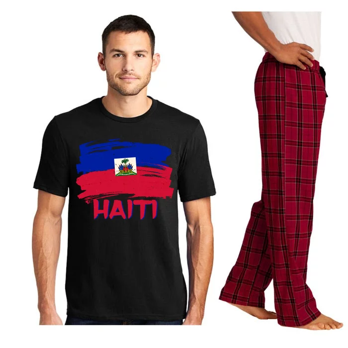 Haiti Distressed Painted Flag Pajama Set