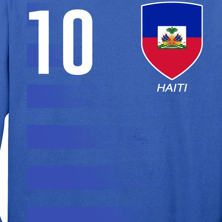 Haiti Football Soccer Futbol Jersey Long Sleeve Shirt