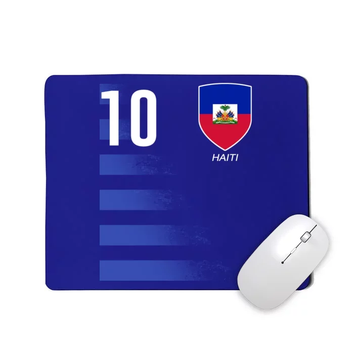 Haiti Football Soccer Futbol Jersey Mousepad