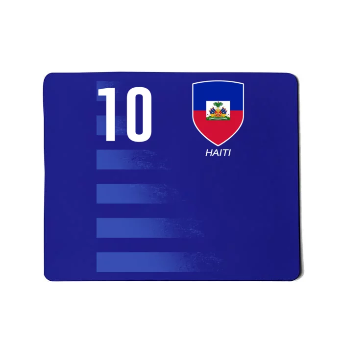 Haiti Football Soccer Futbol Jersey Mousepad