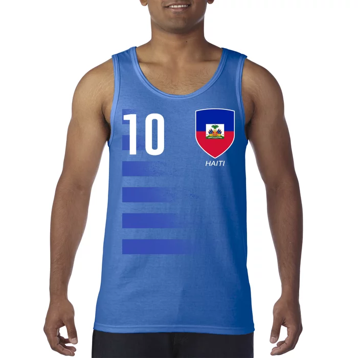 Haiti Football Soccer Futbol Jersey Tank Top