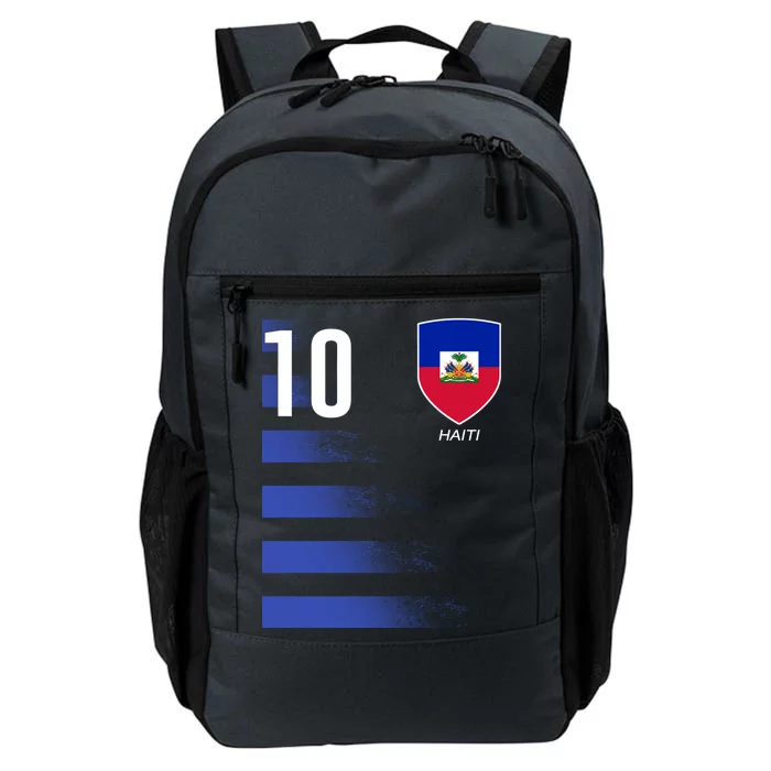 Haiti Football Soccer Futbol Jersey Daily Commute Backpack