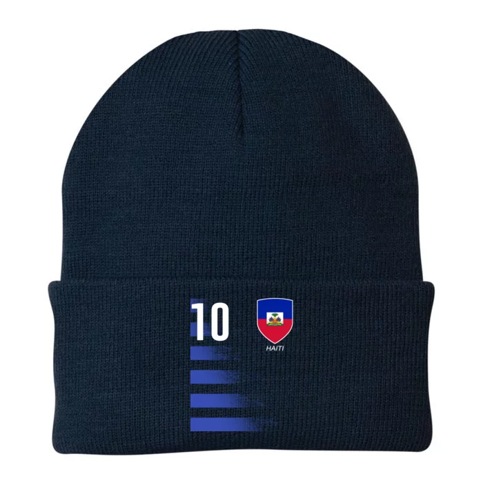 Haiti Football Soccer Futbol Jersey Knit Cap Winter Beanie