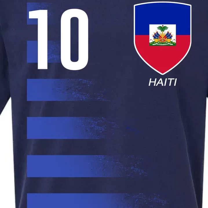 Haiti Football Soccer Futbol Jersey Sueded Cloud Jersey T-Shirt