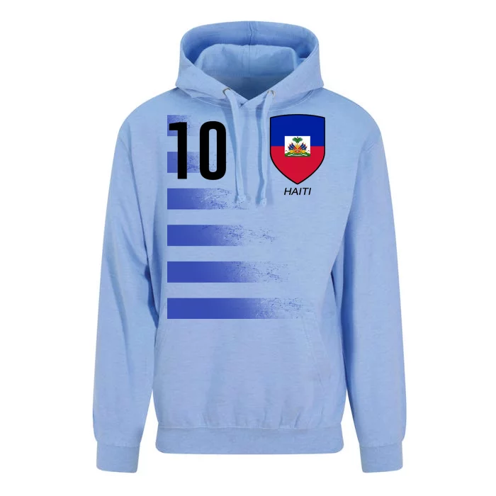 Haiti Football Soccer Futbol Jersey Unisex Surf Hoodie