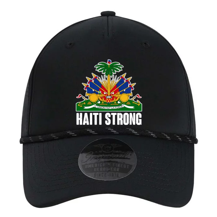 Haiti Strong Flag Symbol Logo Performance The Dyno Cap