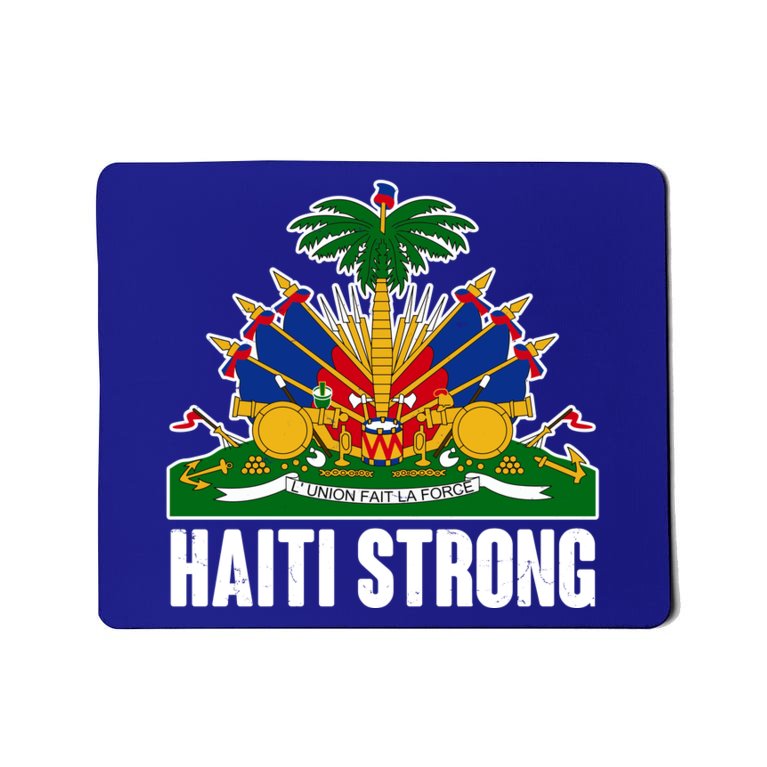 Haiti Strong Flag Symbol Logo Mousepad