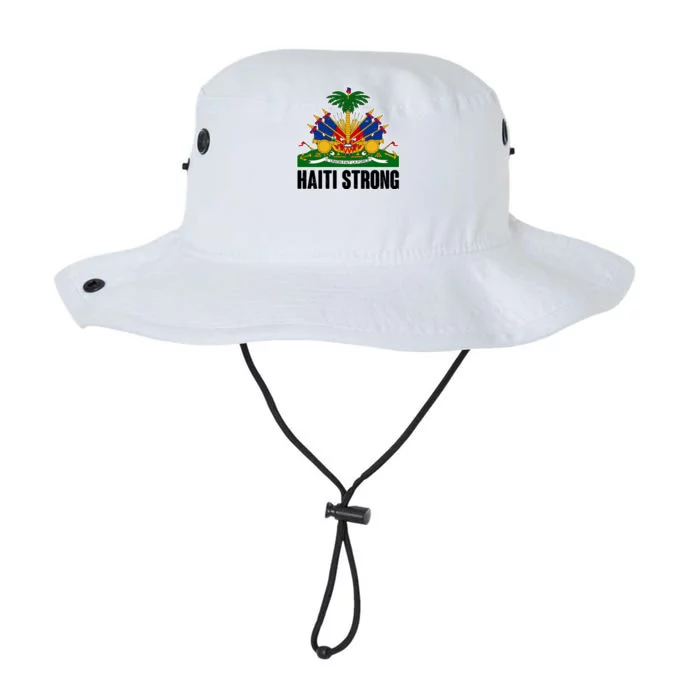 Haiti Strong Flag Symbol Logo Legacy Cool Fit Booney Bucket Hat