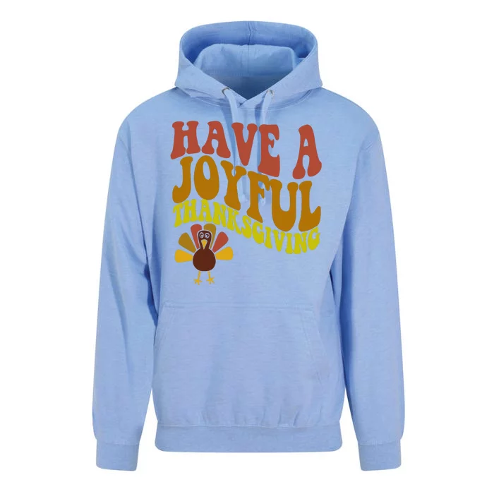 Have A Joyful Thanksgiving Cute Holiday Unisex Surf Hoodie