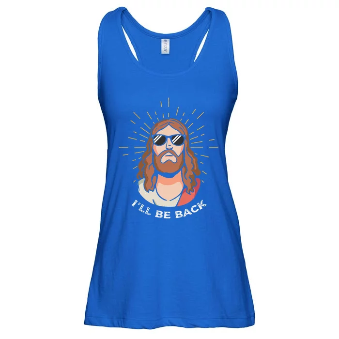 Holy Aperoli Jesus Christ Ill Be Back Funny AperolyPun Ladies Essential Flowy Tank