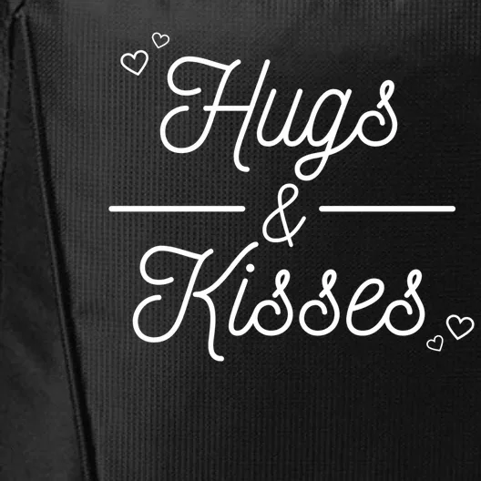 Hugs And Kisses Valentine City Backpack