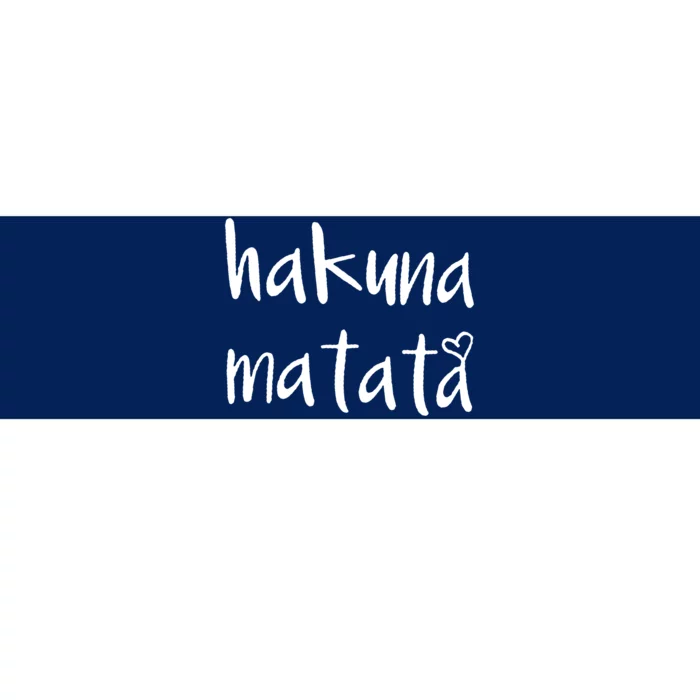 Hakuna Matata Bumper Sticker