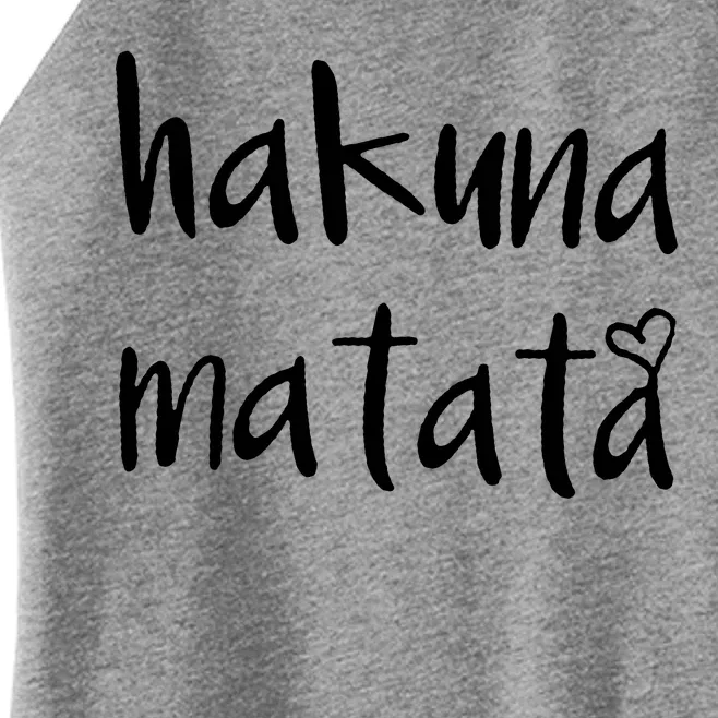 Hakuna Matata Women’s Perfect Tri Rocker Tank