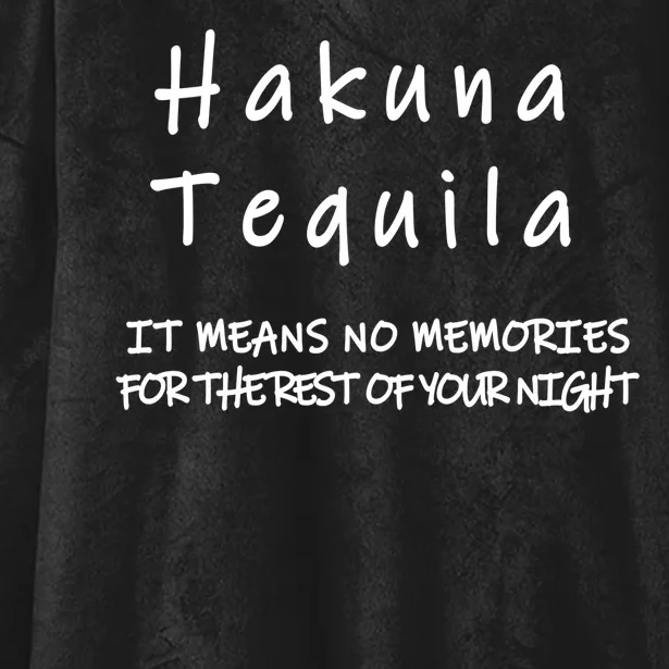 Hakuna Tequila Hooded Wearable Blanket